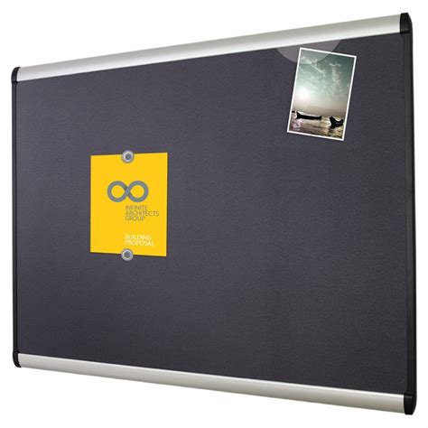 Quartet Magnetic Letter Push Pin Bulletin Board Magnetic Fabric 36