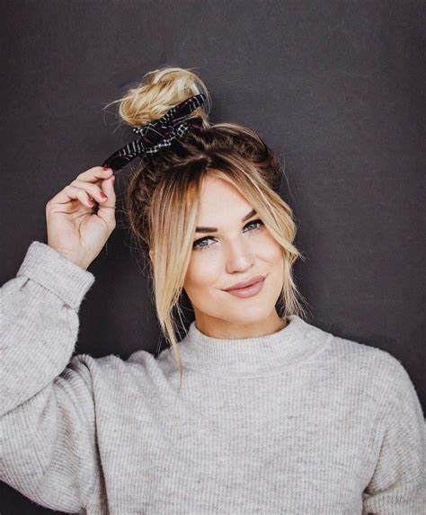 Weekend Hair Goals Topknots And Buns Weekend Hair Easy Hairstyles For
