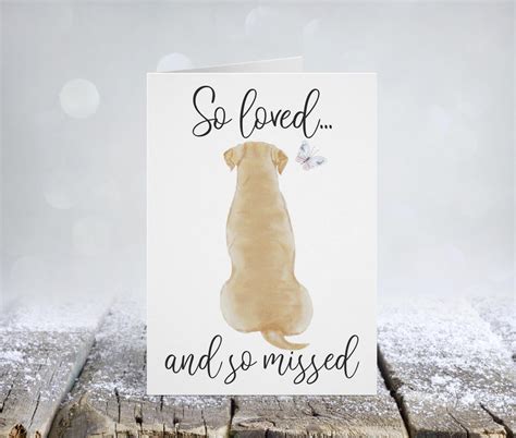 Printable Pet Sympathy Cards