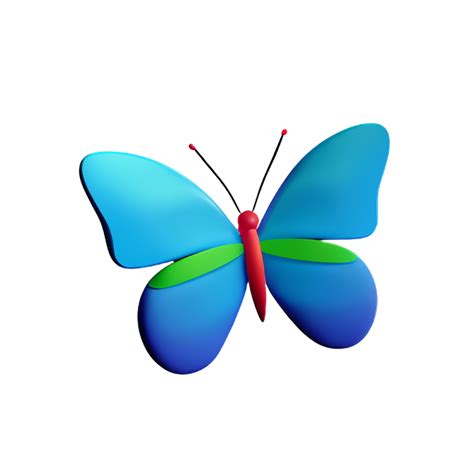Butterfly 3d Icon Illustration 28210618 Png