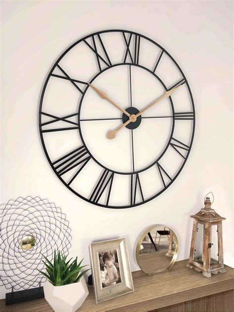 John Lewis And Partners Large Roman Numeral Skeleton Wall Clock 80cm