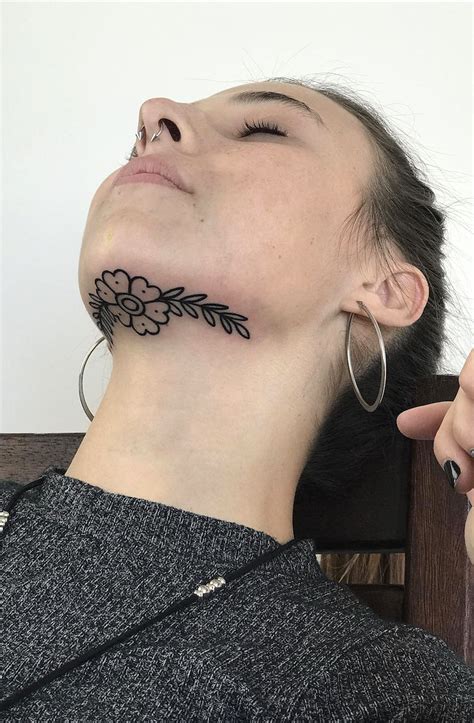 20 Under The Chin Tattoos You Didnt Know You Needed To Boost Your