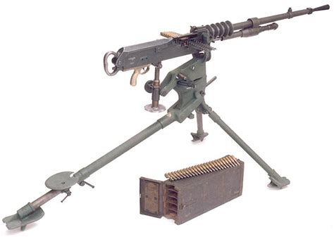 The French Hotchkiss Model 1914 Heavy Machine Gun Small Arms Defense