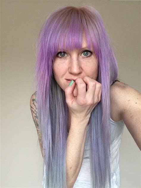 Pastel Purple Ombré Hair Fusion Hair Goddess Hairstyles Purple Ombre Hair