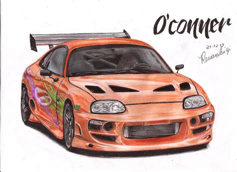 Toyota Supra Oconner Draw By Renanluigi On Deviantart