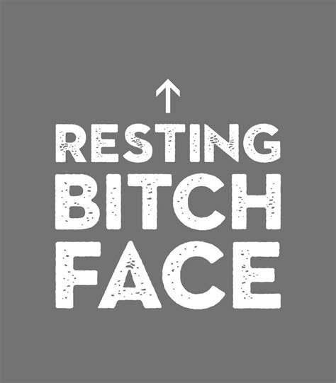 Resting Bitch Face Rbf Points Up Funny Digital Art By Thanh Nguyen