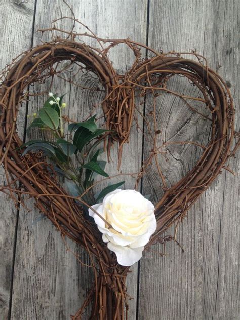 Handmade Willow Heart Wreath Perfect For Your Vintage Wedding