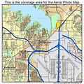 Aerial Photography Map of Grapevine, TX Texas