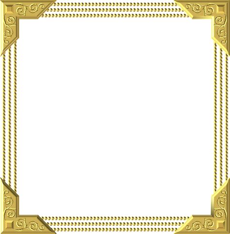 View And Download High Resolution Gold Frame Border P