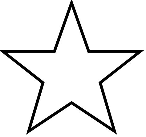 Stars Drawing Outline Clipart Best