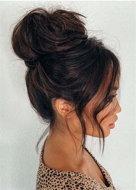 Gorgeous Top Bun Hairstyles To Show Off In Year 2020 Stylezco