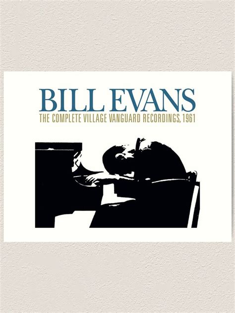 Bill Evans The Complete Village Vanguard Recordings 1961 Art Print