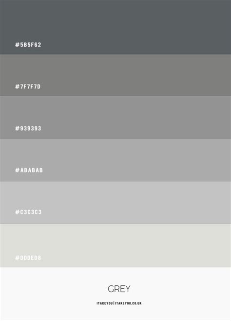 Grey Colour Palette For Kitchen Grey Color Palette Grey Color