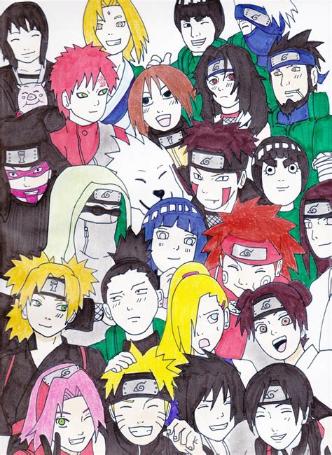 Naruto Shippuden Characters By Kekegenkai1 On Deviantart