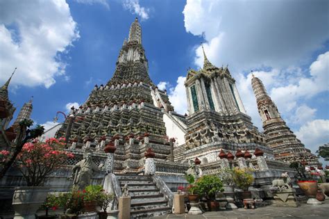 Viajero Turismo El Templo Wat Arun En La Ciudad De Bangkok