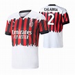 Women Davide Calabria 2021-22 Fourth AC Milan Jersey Red White Replica