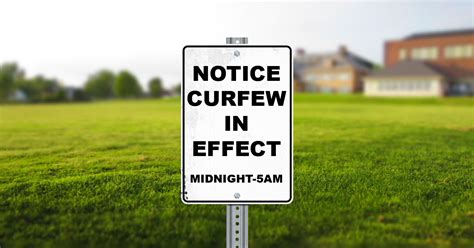 Typically it is the time when individuals must stay indoors. Curfew and additional closures in effect within Ocean ...