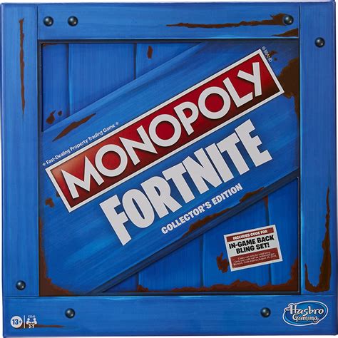 Monopoly Fortnite Collectors Edition Board Game Includes Code For