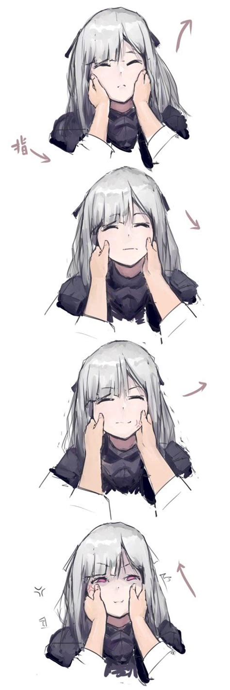 How To Cheek Pinch Tutorial Step By Step Rwholesomeanimemes