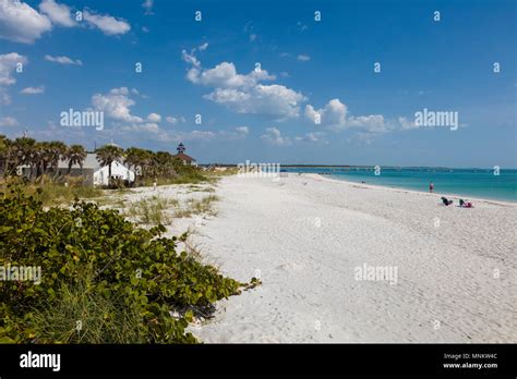 Beach At Gasparilla Island State Park On Gasparilla Island One Of The