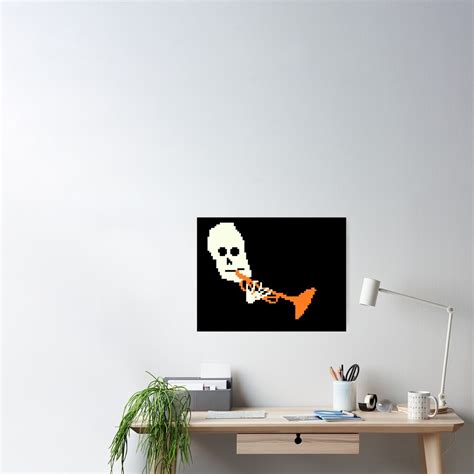 Doot Doot Thank Mrskeltal Spooky Skeleton Poster For Sale By
