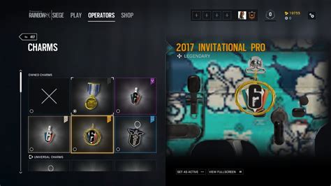 Ubisoft Gave Me Invitational Charms For Some Reason Rainbow6