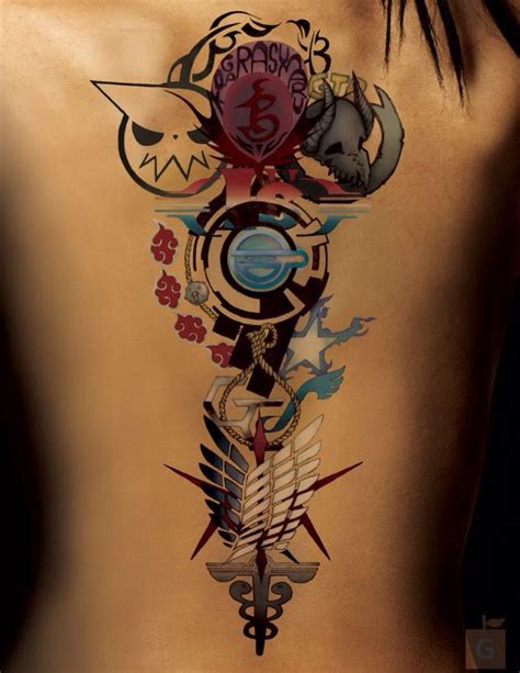 Pin By Kaitlyn Kidd On Tattoos Anime Tattoos Sleeve Tattoos Cool