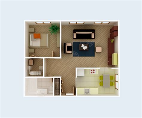 25 more 2 bedroom 3d floor plans. Simple Home Design Software | Simple house design, Simple ...