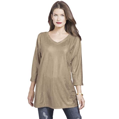 Maybe you would like to learn more about one of these? L 9XL Novelty Plus Size Shining Gold Metallic Dolman Long Tunic Tshirt Tee Top Shirt Big Large ...