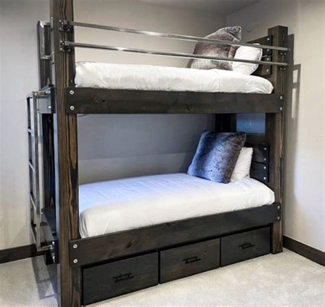 Big Sky Twin Xl Over Twin Xl Bunk Bed For Adults