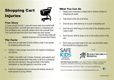 Shopping Cart Safety Tips | Safety tips, Safety belt, Safety