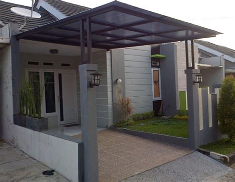 Tiang bulat rumah minimalis biasanya. model teras rumah masa kini - Desain Rumah Minimalis
