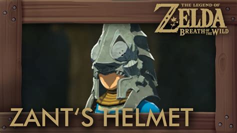 Zelda Breath Of The Wild Zants Helmet Location Youtube
