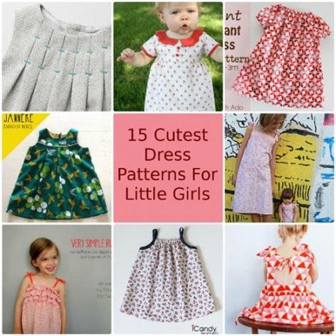 15 Cutest Free Dress Patterns For Little Girls So Sew Easy Baby Clothes Patterns Girl Dress