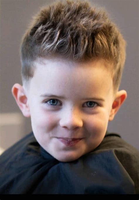 If your baby boy has curly hair, this haircut is appropriate for your kid. 60 Cute Toddler Boy Haircuts Your Kids will Love