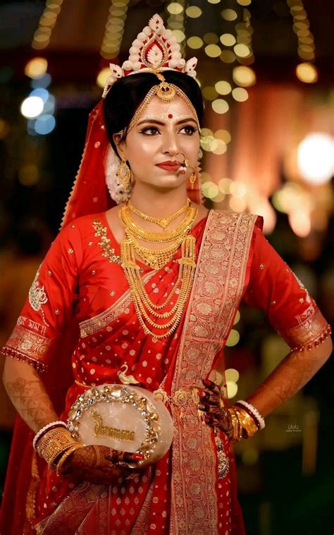 bengali bridal makeup bridal makeup looks bridal saree bridal looks saree wedding bridal