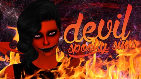The Sims 4 Create A Sim Spooky Sim Series Devil Youtube