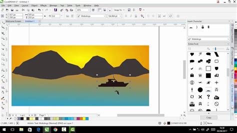 58 Contoh Gambar Ilustrasi Pemandangan Alam Yang Mudah Digambar