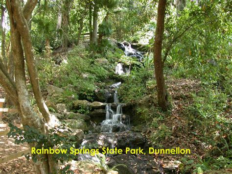 Dunnellon Fl Rainbow Springs State Park Waterfall Photo Picture