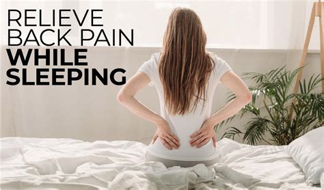 How To Fix My Posture While Sleeping Ultimate Guide To Low Back Pain