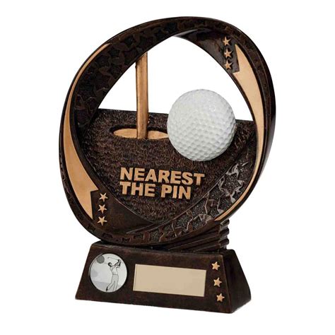 Typhoon Golf Nearest The Pin Award 170mm Rf16087a Golf Trophies Ezee Trophies Your Online