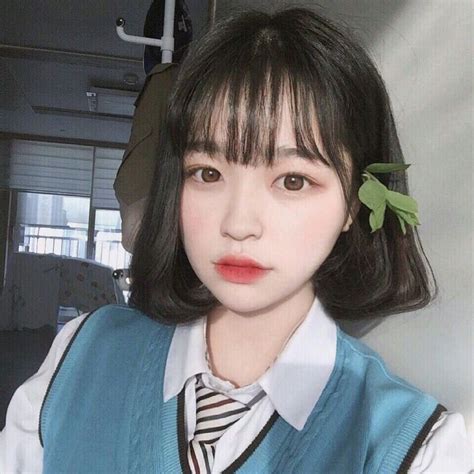Ulzzang Short Hair Korean Short Hair Ulzzang Korean Girl Asian Girl