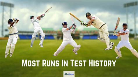 Top 9 Run Scorer In Test Cricket Highest Run Scorer In Test Cricket