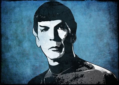 Spock From Star Trek Pop Art Print 5 X 7