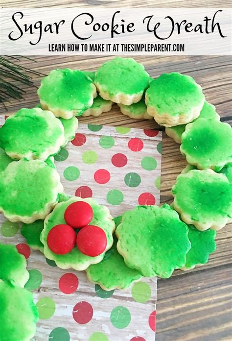 I love having dough ready to go in the freezer for impromptu guests. Christmas Cookie Ideas: Sugar Cookie Wreath • The Simple ...
