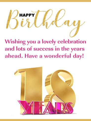 Find the best birthday messages for an 18th birthday: 18th Birthday Wishes For Granddaughter - greeting cards near me