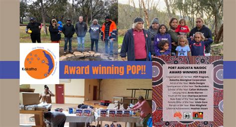 Naidoc 2020 Award Winner Protecting Our People Pop Kokatha