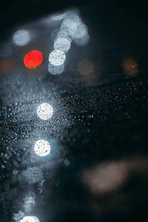 X Px P Free Download Wet Drops Glare Blur Bokeh HD Phone Wallpaper Peakpx