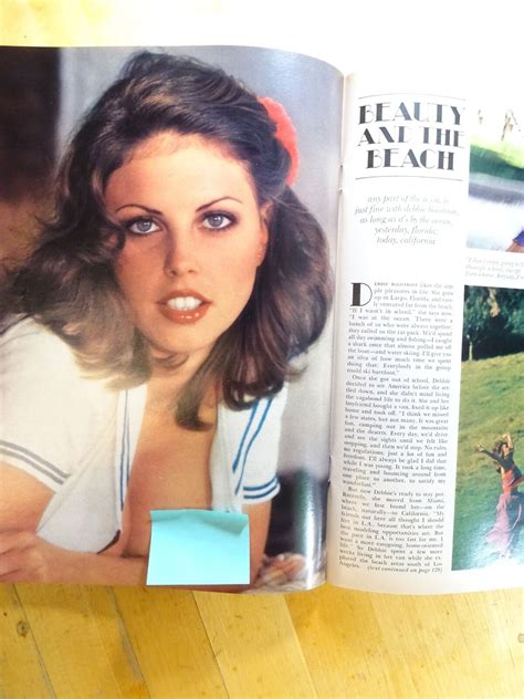 Original Playboy Magazine August 1981 Valerie Perrine Debbie Boostrom