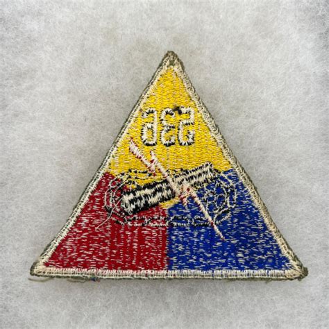 Ww2 Us Army 536th Amphibious Tank Battalion Armored Triangle Patch